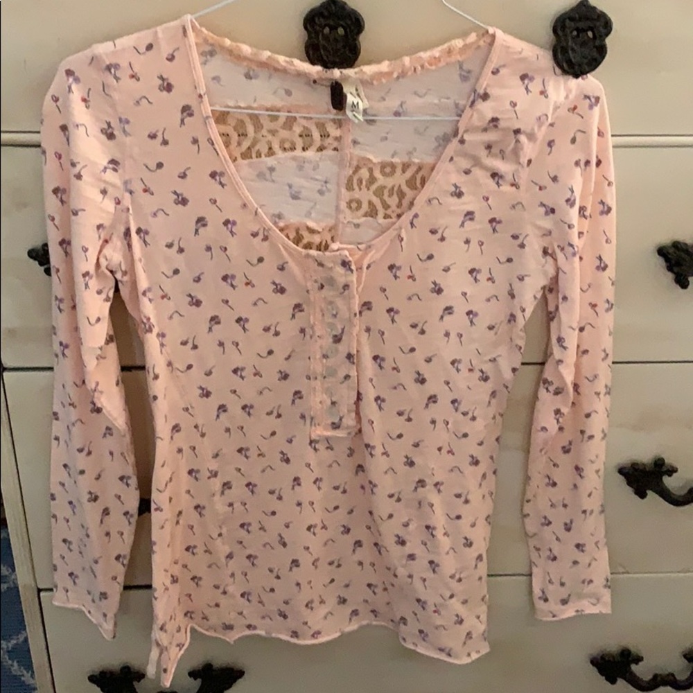 FP long sleeve top  - Size M - EUC